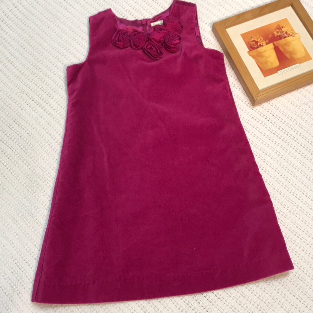 Girls pink flower dress
